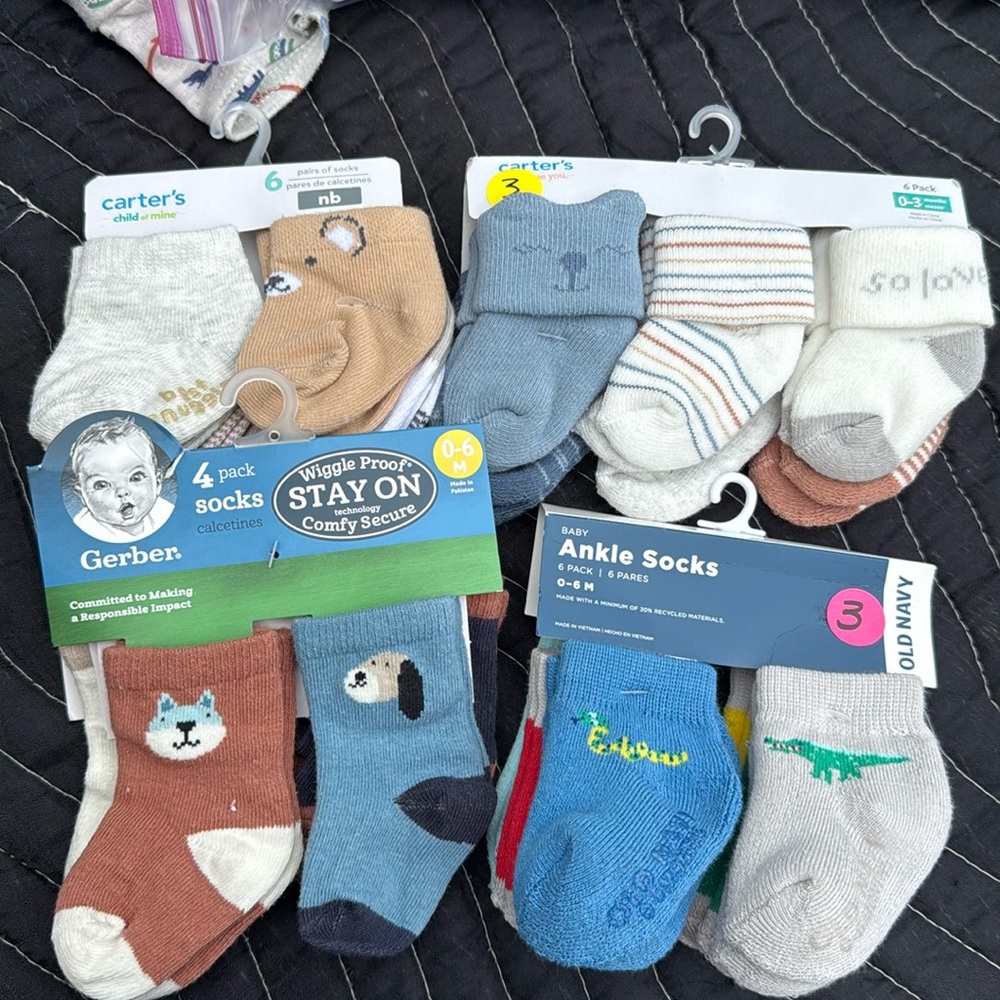 Brand New Baby Socks All 4 packs